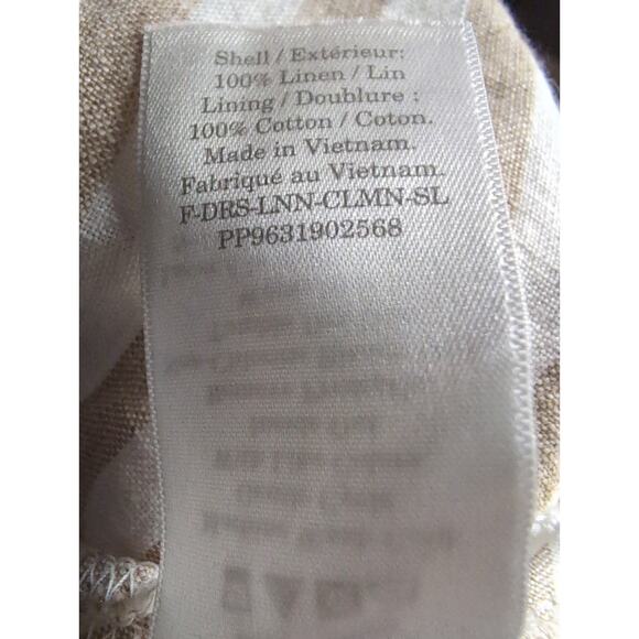 Everlane linen The Bias Cut striped sleeveless dress - Picture 8 of 8